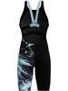 Speedo Fastskin LZR Ignite Kneeskin - Electro Static/Black