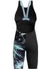 Speedo Fastskin Junior LZR Ignite Kneeskin - Electro Static/Black
