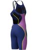 Speedo Fastskin LZR Intent 2.0 Openback Kneeskin - Navy/Jelly/Yellow