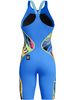 Speedo Fastskin LZR Pure Intent 2.0 Closedback Kneeskin - Molten Blur/Cobalt/Hyper Yellow