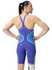 Speedo Fastskin LZR Pure Intent 2.0 Closedback Kneeskin - Deep Royal/Cobalt/Hyper Yellow