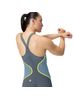 Speedo Fastskin LZR Pure Intent 2.0 Closedback Kneeskin - Grey Lead/Arcadia Blue/Hyper Yellow