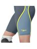 Speedo Fastskin LZR Pure Intent 2.0 Closedback Kneeskin - Grey Lead/Arcadia Blue/Hyper Yellow