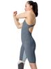 Speedo Fastskin LZR Pure Valor 2.0 Openback Kneeskin - Grey Lead/Arcadia Blue