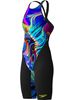 Speedo Fastskin LZR Pure Valor 2.0 Openback Kneeskin - Black/Molten Blur