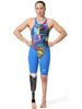 Speedo Fastskin LZR Pure Valor 2.0 Closedback Kneeskin - Molten Blur/Cobalt