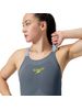 Speedo Fastskin LZR Pure Valor 2.0 Closedback Kneeskin - Grey Lead/Arcadia Blue