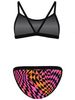 Dolfin Tetris Pink Reversible Womens Sports Bikini