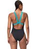 Speedo Leaderback One Piece - Anthracite/Mayan Blue