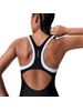 Speedo Double Racerback One Piece - Anthracite/White