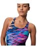 Speedo Hyperboom Allover Medalist One Piece - Anthracite