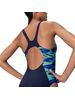 Speedo Print Splice Muscleback One Piece - Peacoat/Sapphire