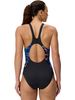 Speedo Print Splice Muscleback - Anthracite/Pink