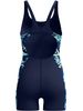 Speedo Print Splice Legsuit - Peacoat/Sapphire