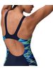 Speedo Print Splice Legsuit - Peacoat/Sapphire