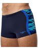 Speedo Mens Print Spliced Aquashorts - Peacoat/Sapphire