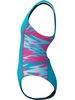 Speedo Hyperboom Splice Muscleback One Piece - Mayan Blue/Margarita Pink