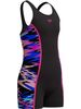 Speedo Hyperboom Splice Legsuit - Anthractite/Pink