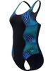 Speedo Engineered Print Medalist One Piece - Anthracite