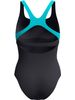 Speedo Flex Band One Piece - Anthracite/Blue