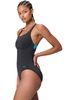 Speedo Flex Band One Piece - Anthracite/Blue