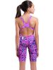 Arena Powerskin ST NEXT Junior Kneelength - Snakeskin Pink