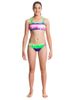Funkita Colour Run Girls Criss Cross Sports Bikini