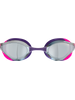 Arena Python Junior Goggles - Silver Mirror/Shocking Pink