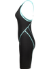 Arena Powerskin Primo Closed Back Kneelength - Black/Teal