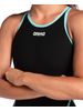 Arena Powerskin Primo Closed Back Kneelength - Black/Teal