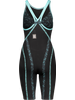 Arena Powerskin Primo Closed Back Kneelength - Black/Teal