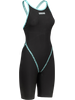 Arena Powerskin Primo Closed Back Kneelength - Black/Teal
