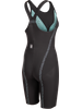 Arena Powerskin Veloce Closedback Kneeskin - Black/Teal